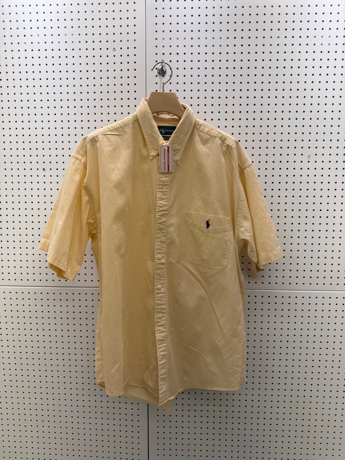 폴로랄프로렌 원포켓 박시핏 반팔 셔츠 옐로우 U1263 상품이미지2