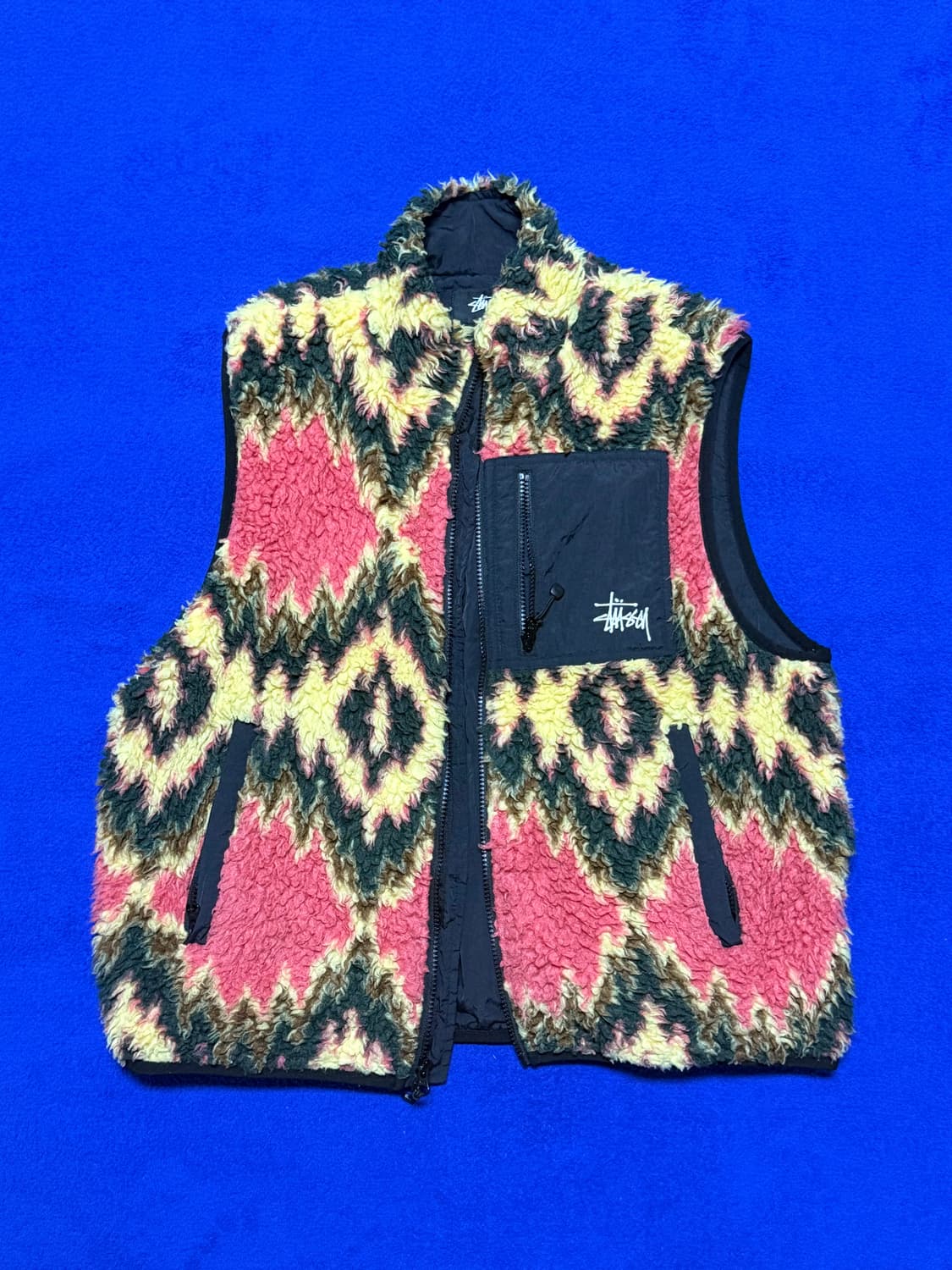 스투시 쉐르파 베스트 나바호 M 상품이미지1