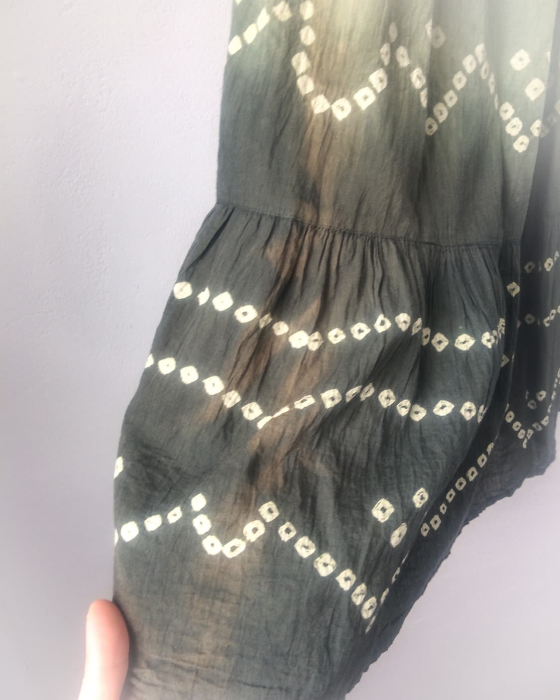 Ethnic mood dyed long skirt 상품이미지4