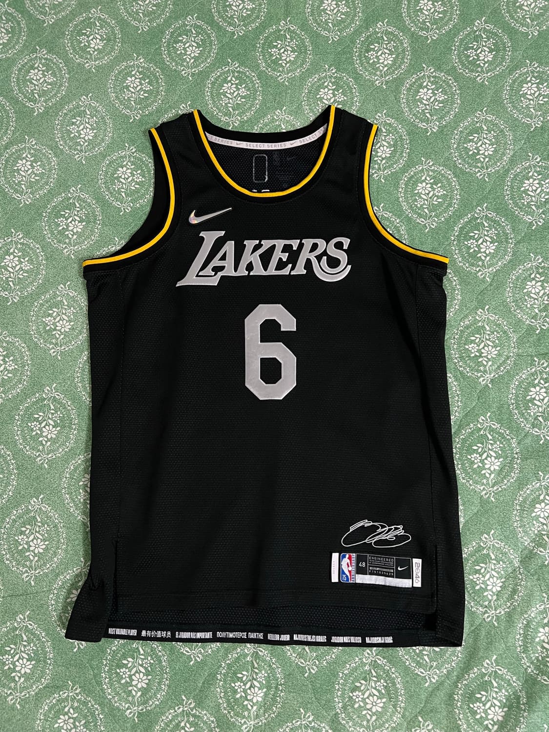 나이키 NBA 75주년 르브론 MVP 저지 상품이미지2