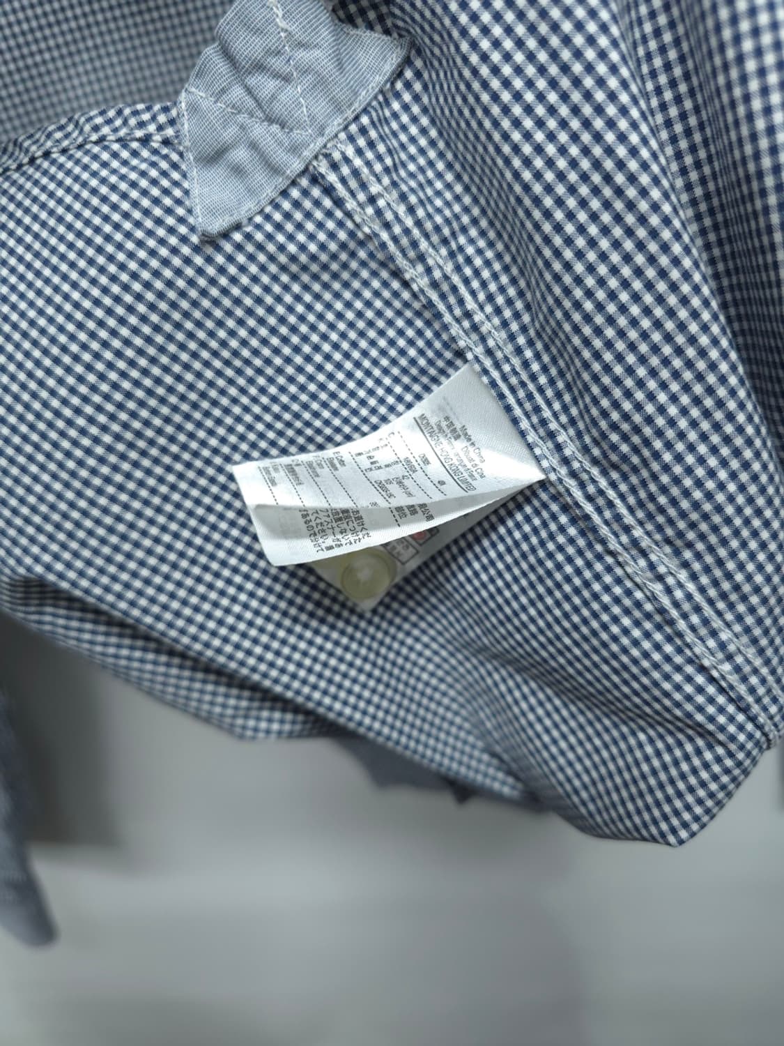 라코스테(LACOSTE) 깅엄체크 셔츠 (남성100) 상품이미지7