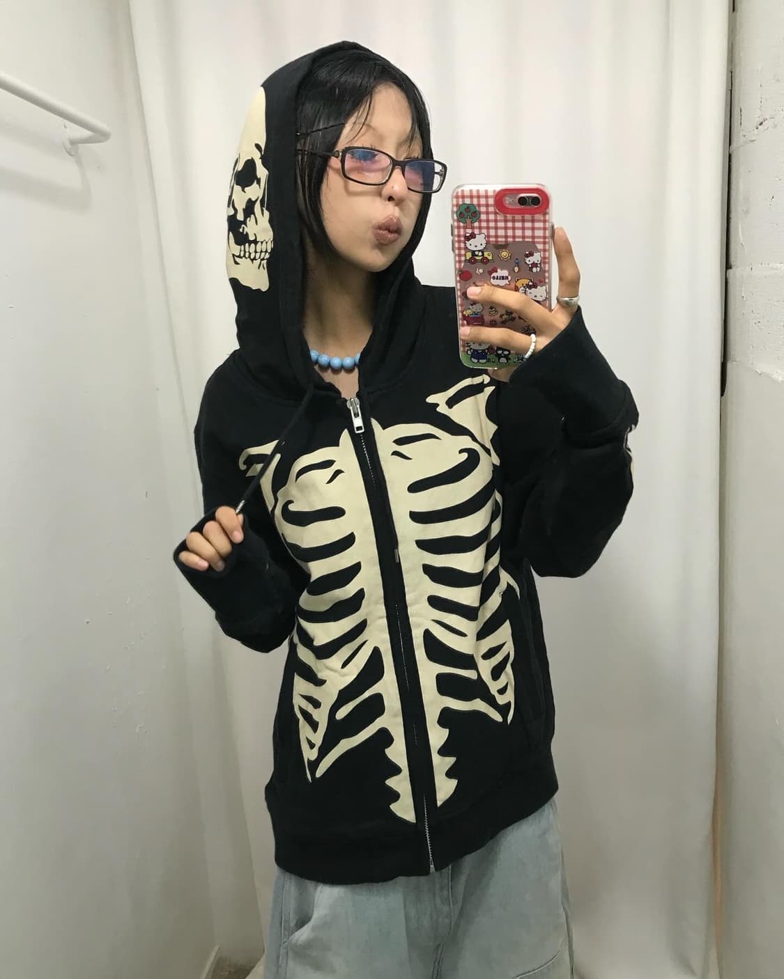 Vanson Bone Hood Zip-Up 상품이미지6
