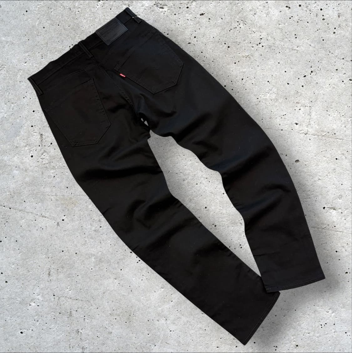 [30x32] 리바이스 502 테이퍼드핏 데님 팬츠 블랙진 D856 상품이미지1