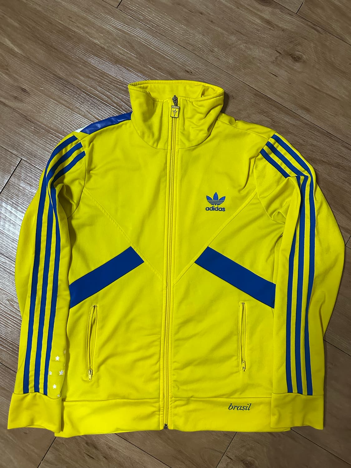 아디다스 브라질 트랙탑 옐로우 판매 상품이미지1