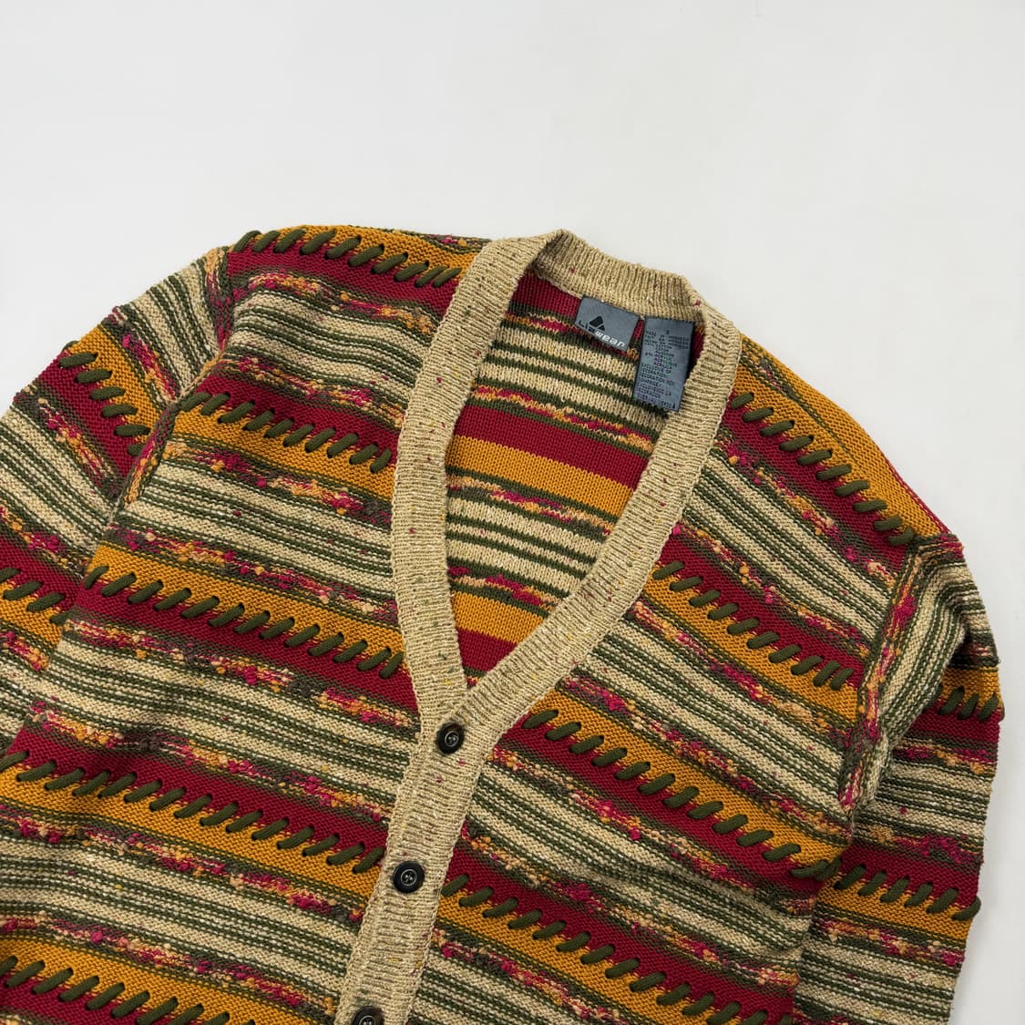 Vintage liz wear 케이블 니트 가디건 상품이미지2