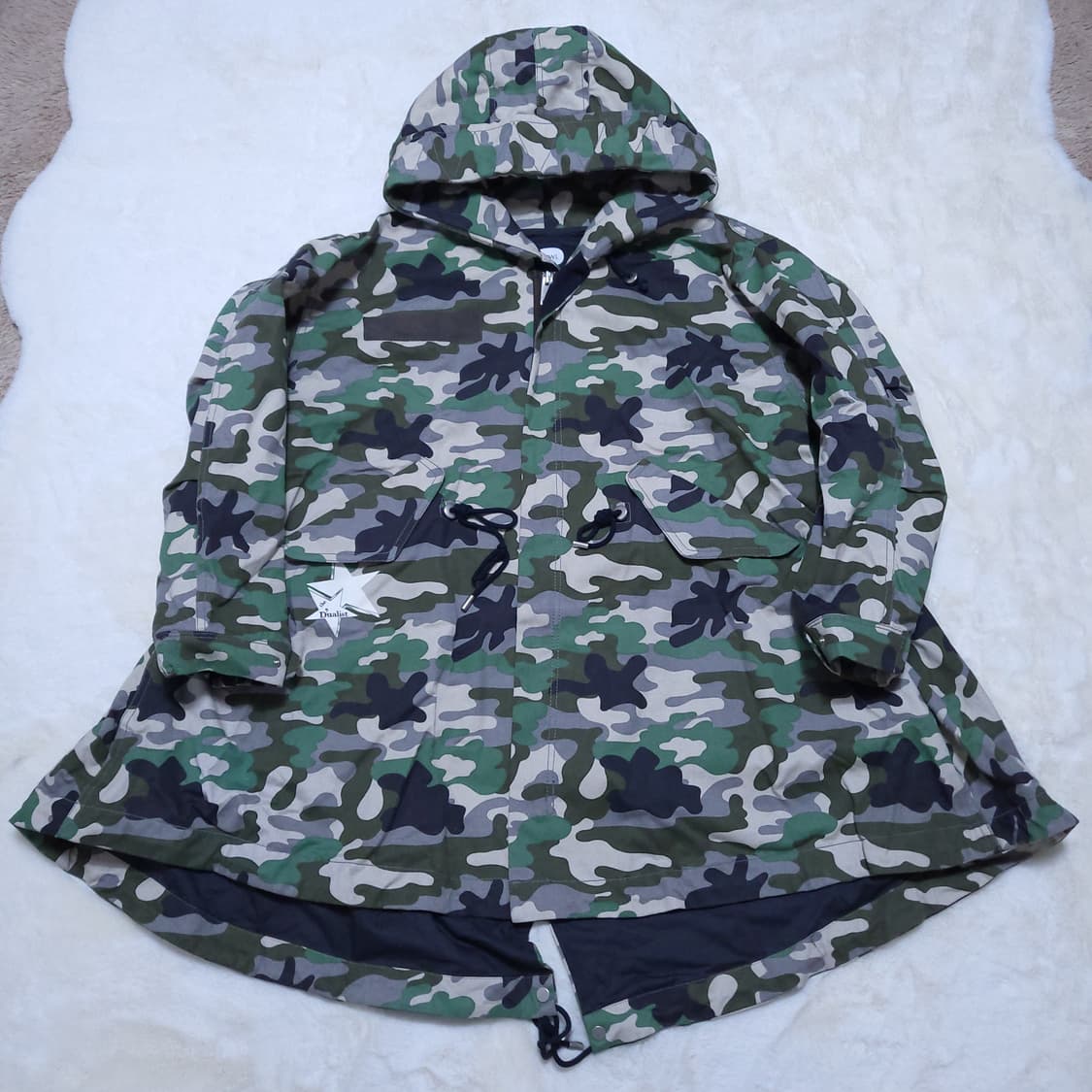 듀엘 카모 여성 야상점퍼 55 0227  뽀샤샤 상품이미지1