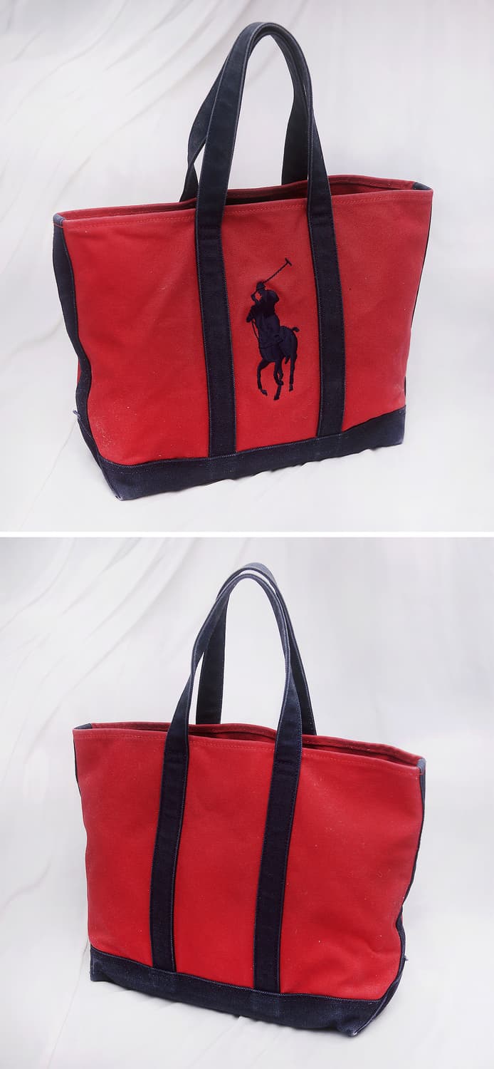 폴로 랄프로렌 (PRL) 빅포니 코튼 캔버스 쇼퍼백 (토트.숄더) 상품이미지2