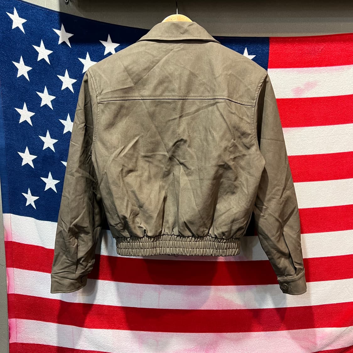 플레이스 스튜디오 비건헤더 크롭 가죽자켓 상품이미지2