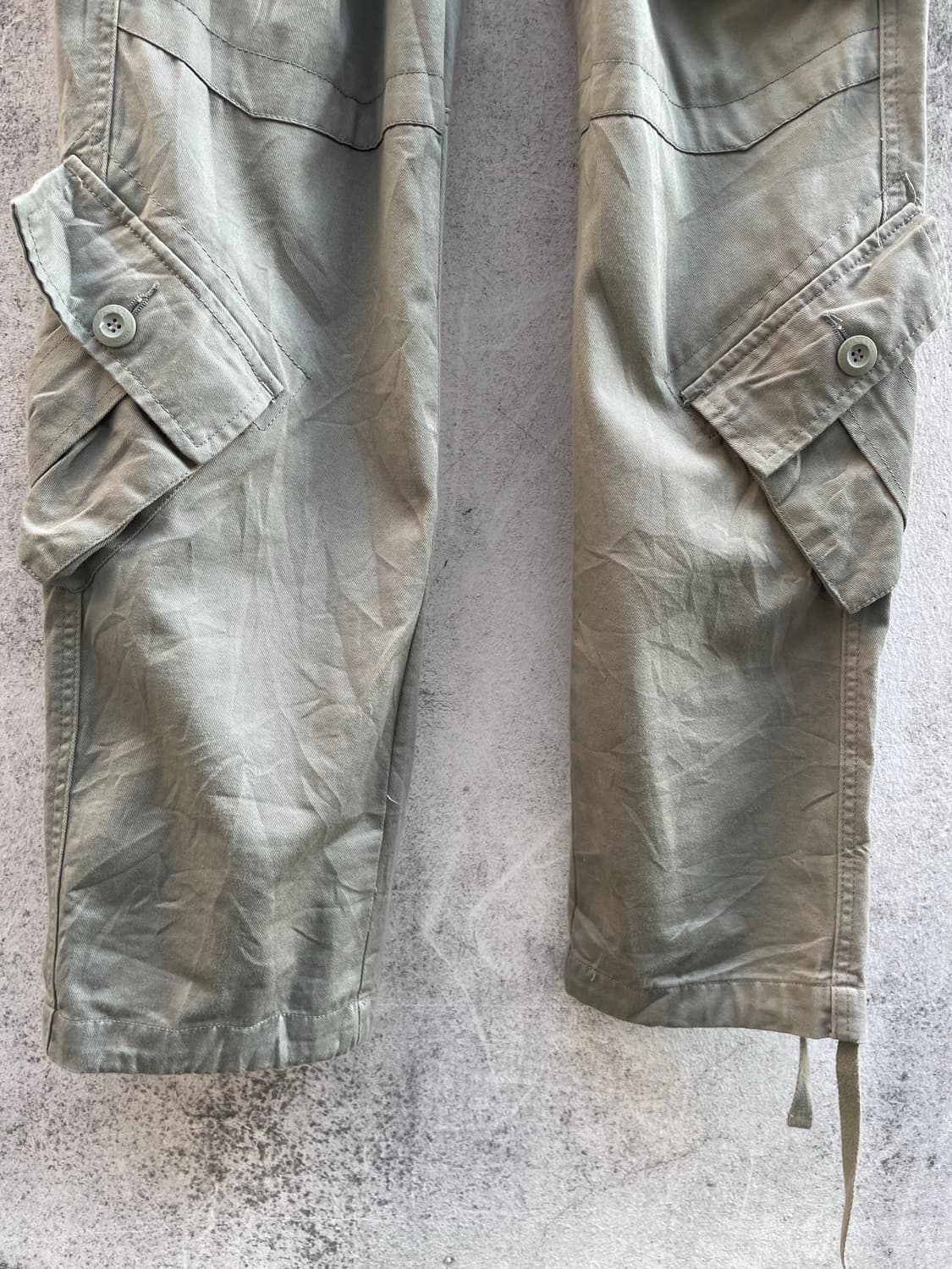 빈티지 올리브 카코팬츠 상품이미지5