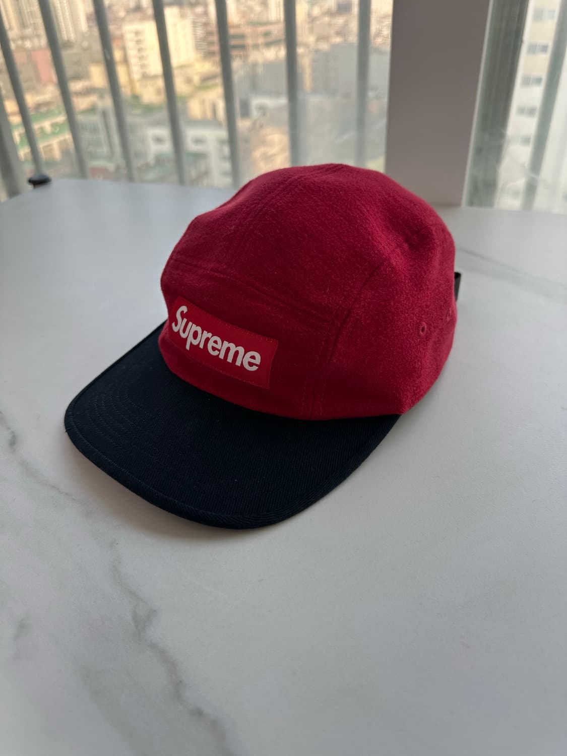 슈프림 투톤 캠프캡 레드 - 23FW 상품이미지3
