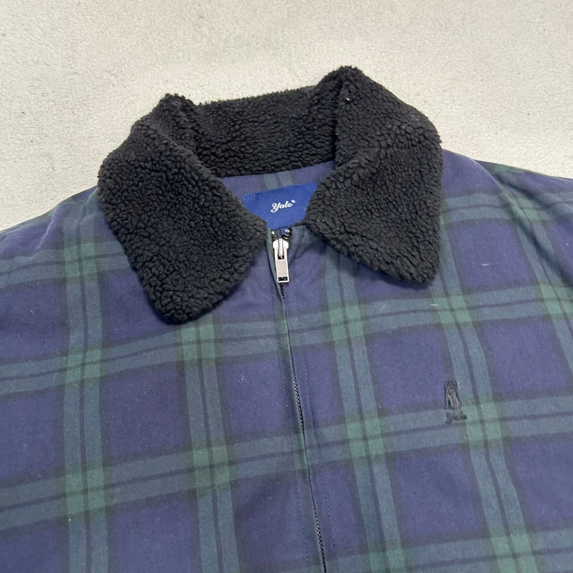 Yale Check Puffer Jacket 상품이미지5