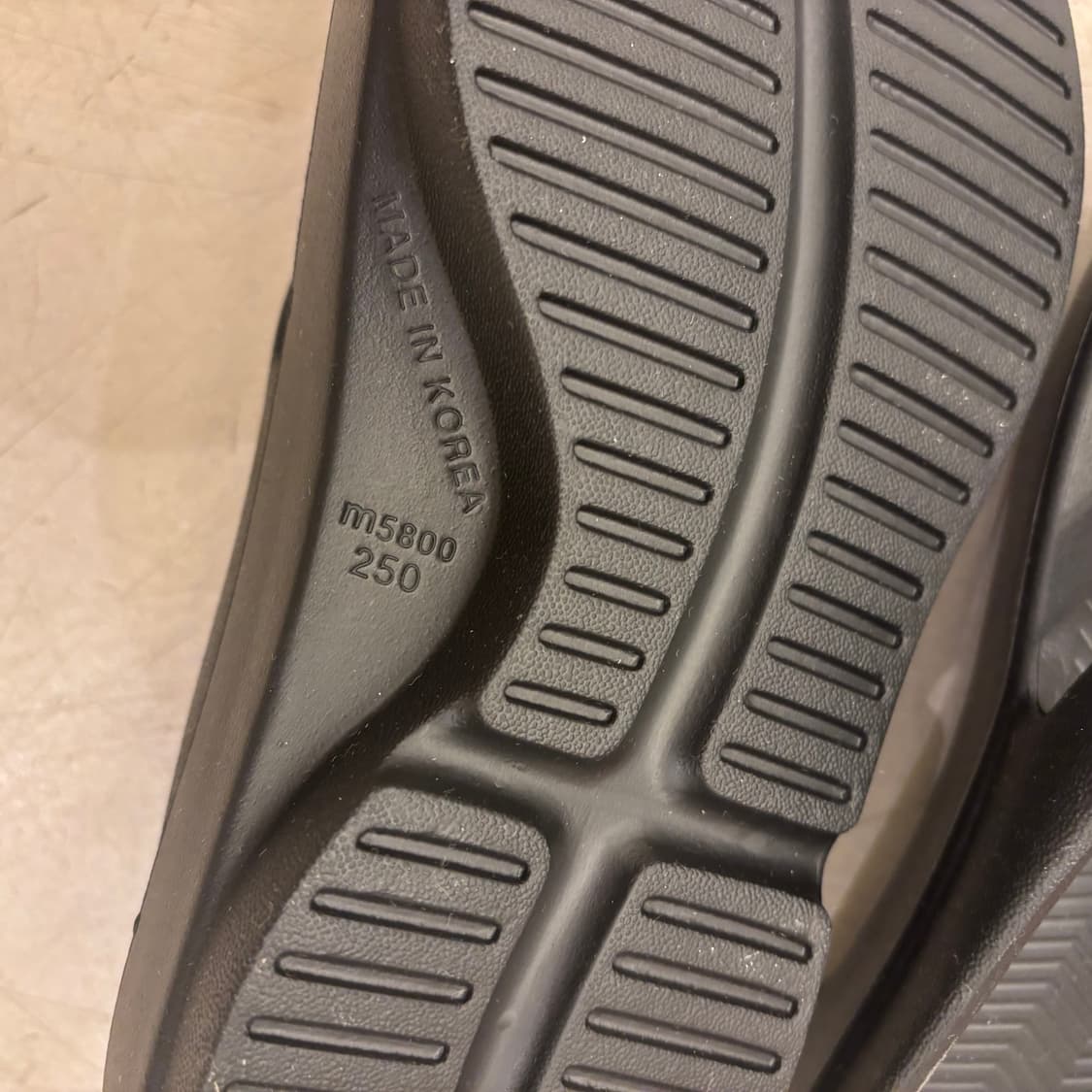 빈티지 블랙 쪼리 슬리퍼 상품이미지3