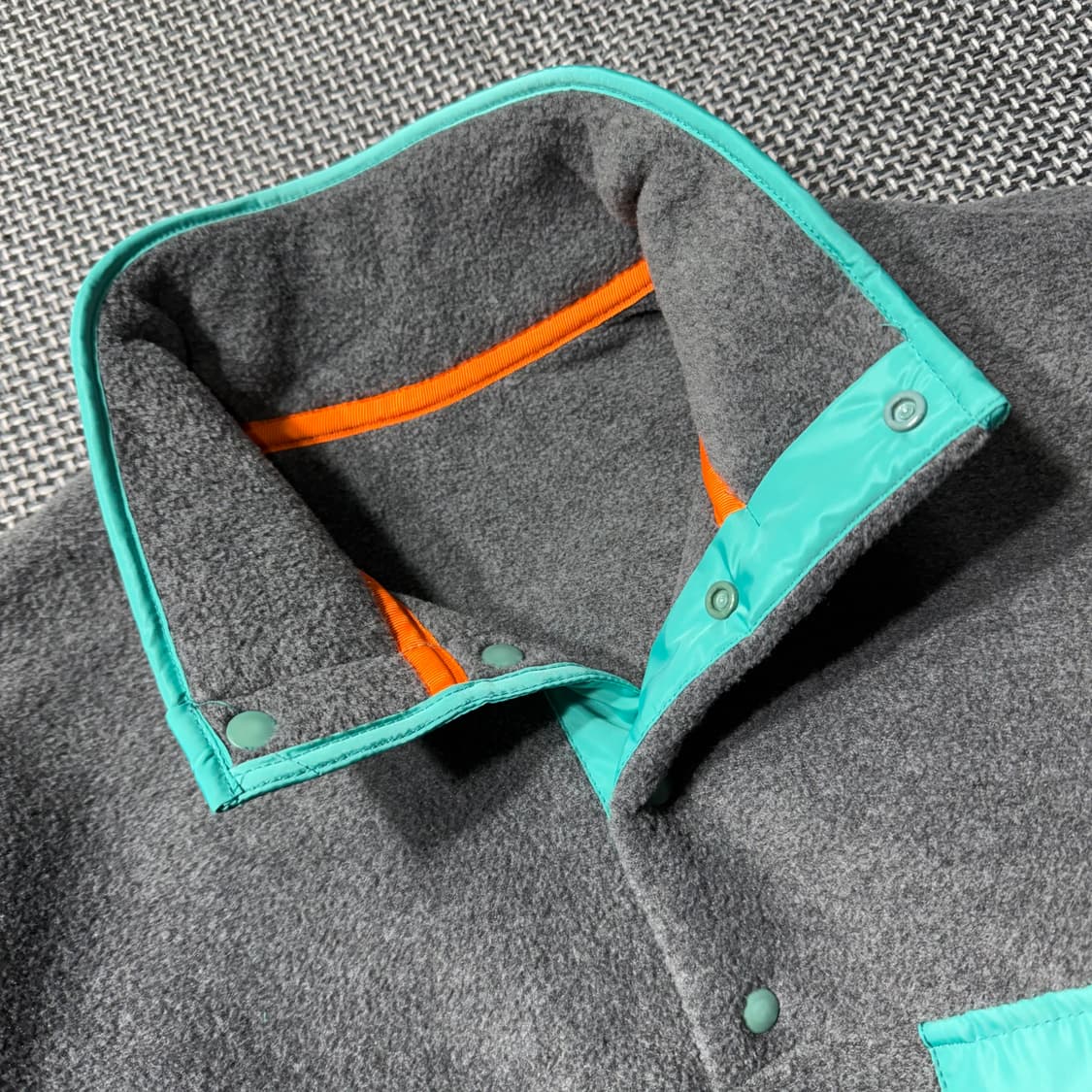 (새상품) 빈티지 아웃도어 플리스 스냅티 상품이미지4