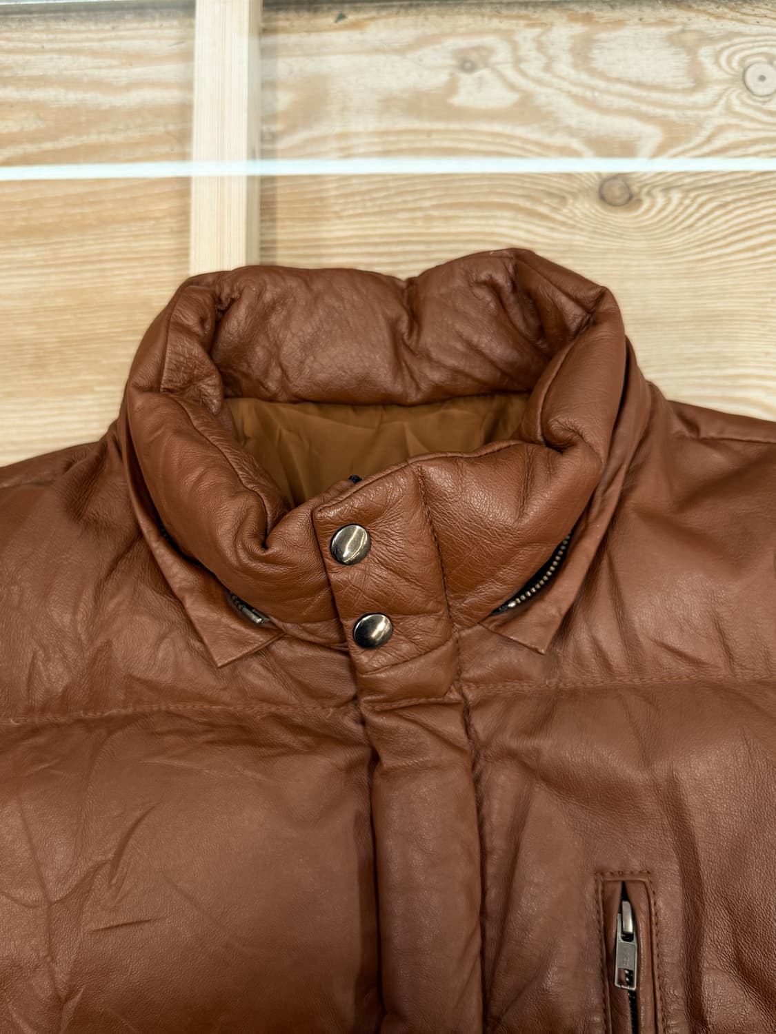 로베르토 마시니 포우 퍼 레더 다운 자켓 상품이미지6