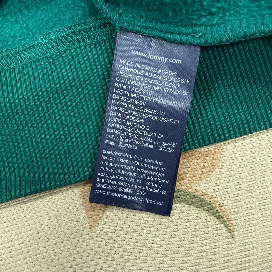 (S)타미힐피거 타미진스 맨투맨(그린) 상품이미지3