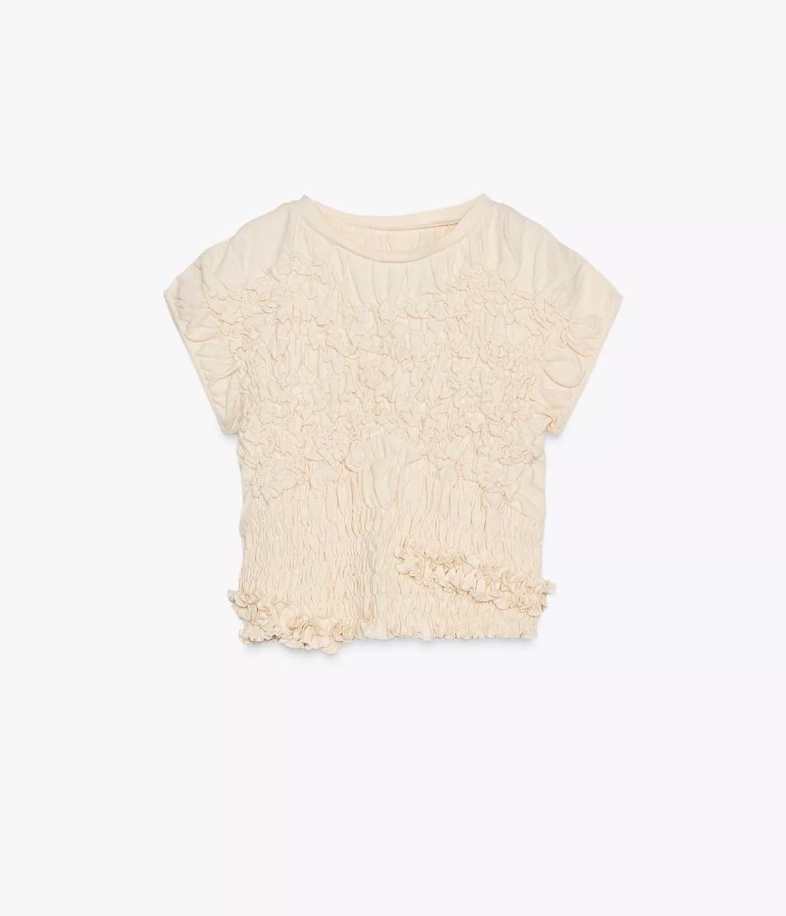 자라 셔링 반팔티 FANGLU LIN 상품이미지6