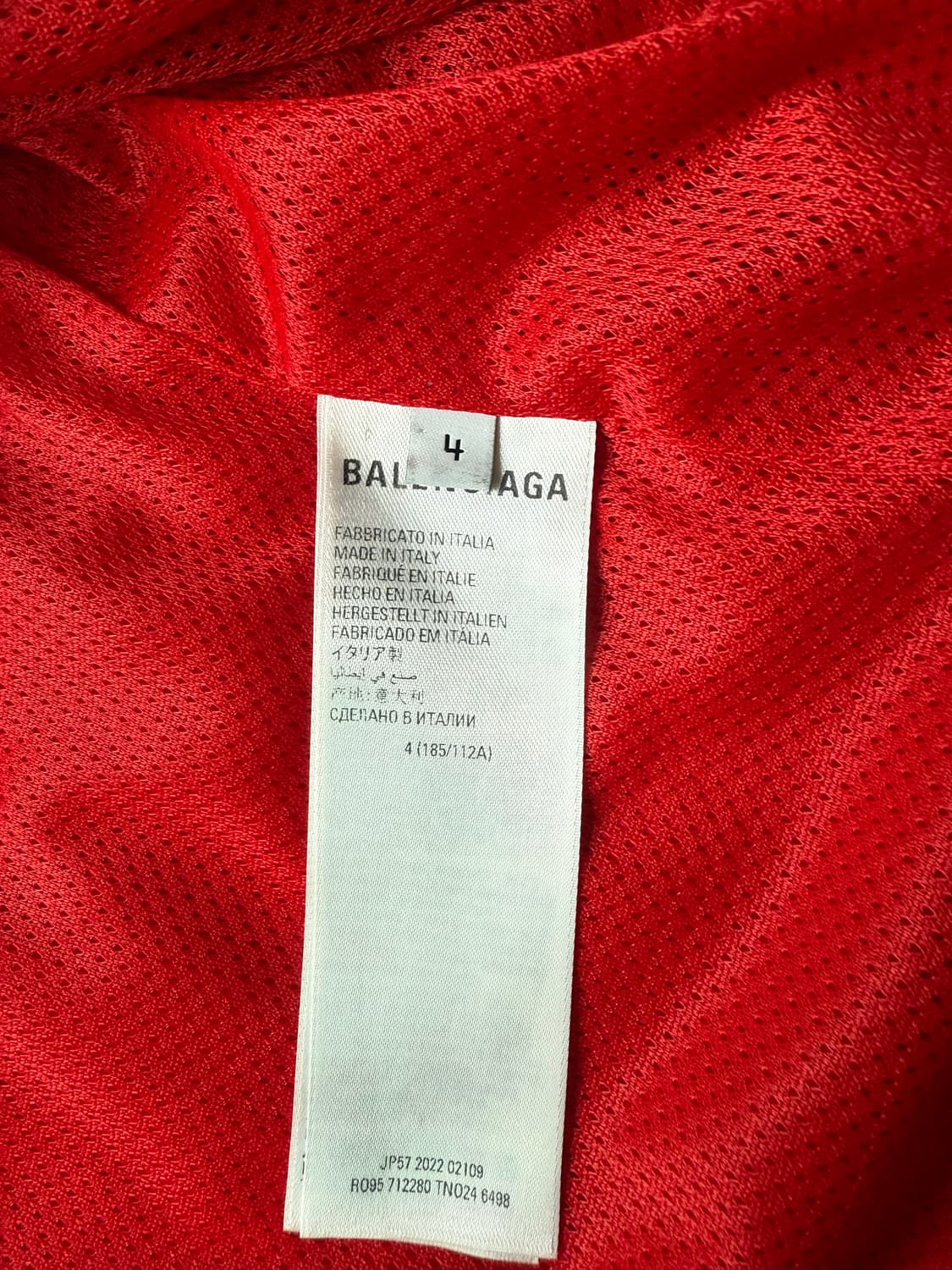 발렌시아가 x 아디다스 트랙수트 자켓 레드 상품이미지3