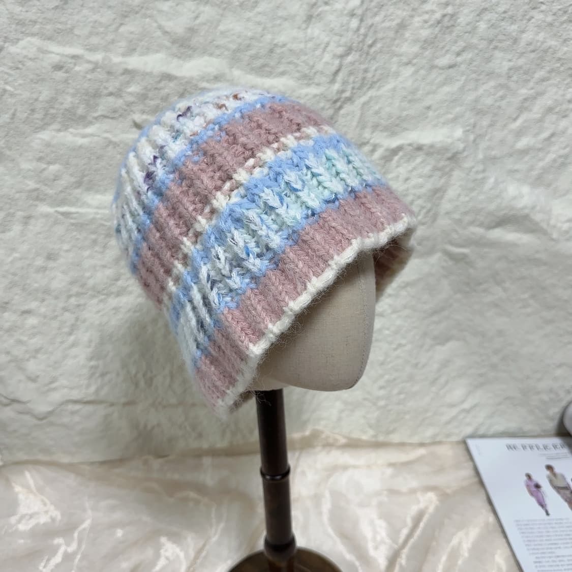 빈티지 울니트 모자 버킷햇 상품이미지2