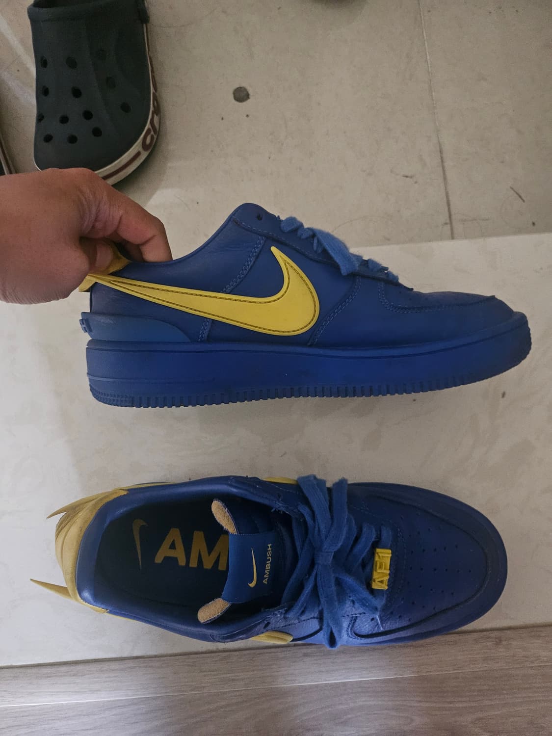 나이키 x 앰부쉬 에어포스 1 sp 게임로얄 사이즈 260 상품이미지9