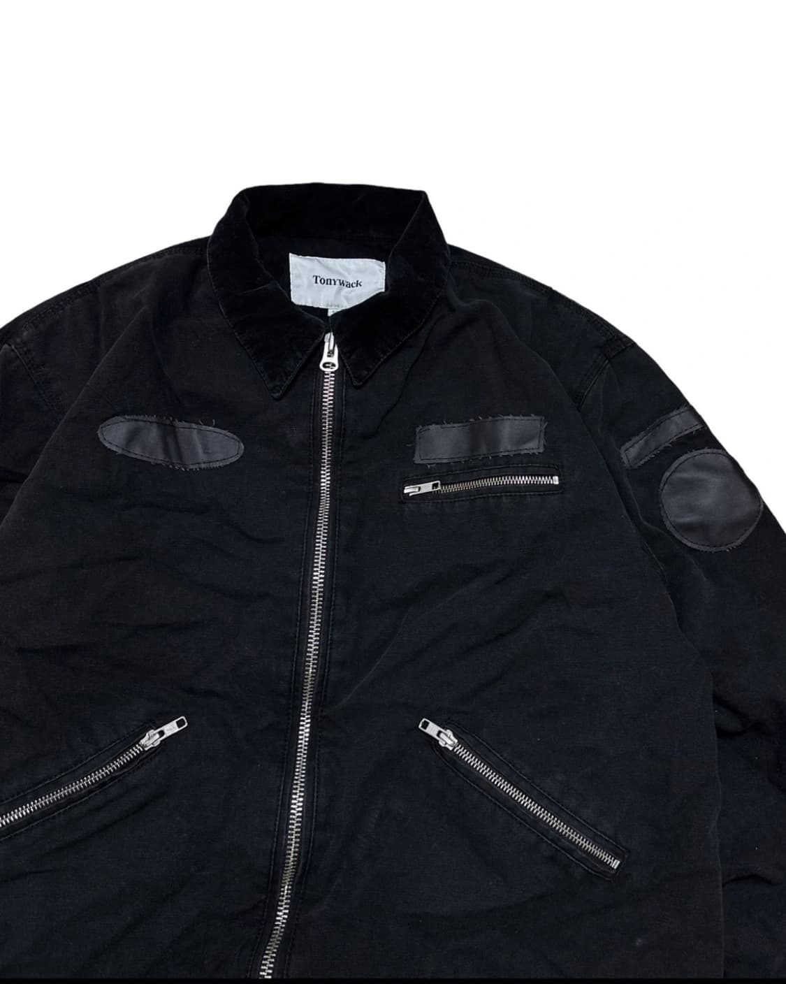 토니웩 코듀로이 블랙 누빔 워크자켓 상품이미지2