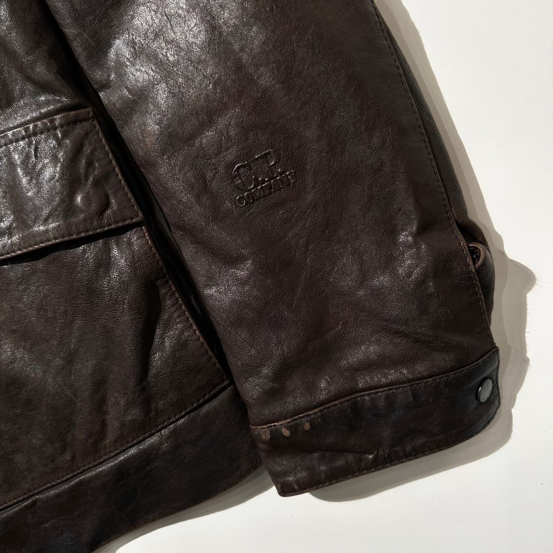 CP컴퍼니 램스킨 레더 싱글 자켓 상품이미지6