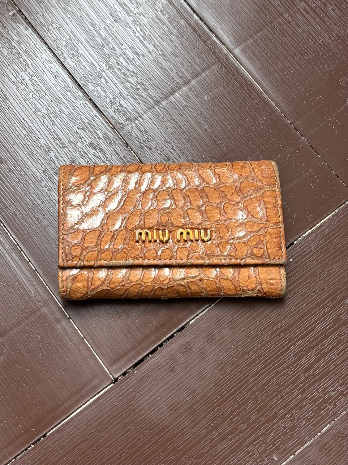 old miumiu 미우미우 레더 키홀더 지갑 상품이미지1