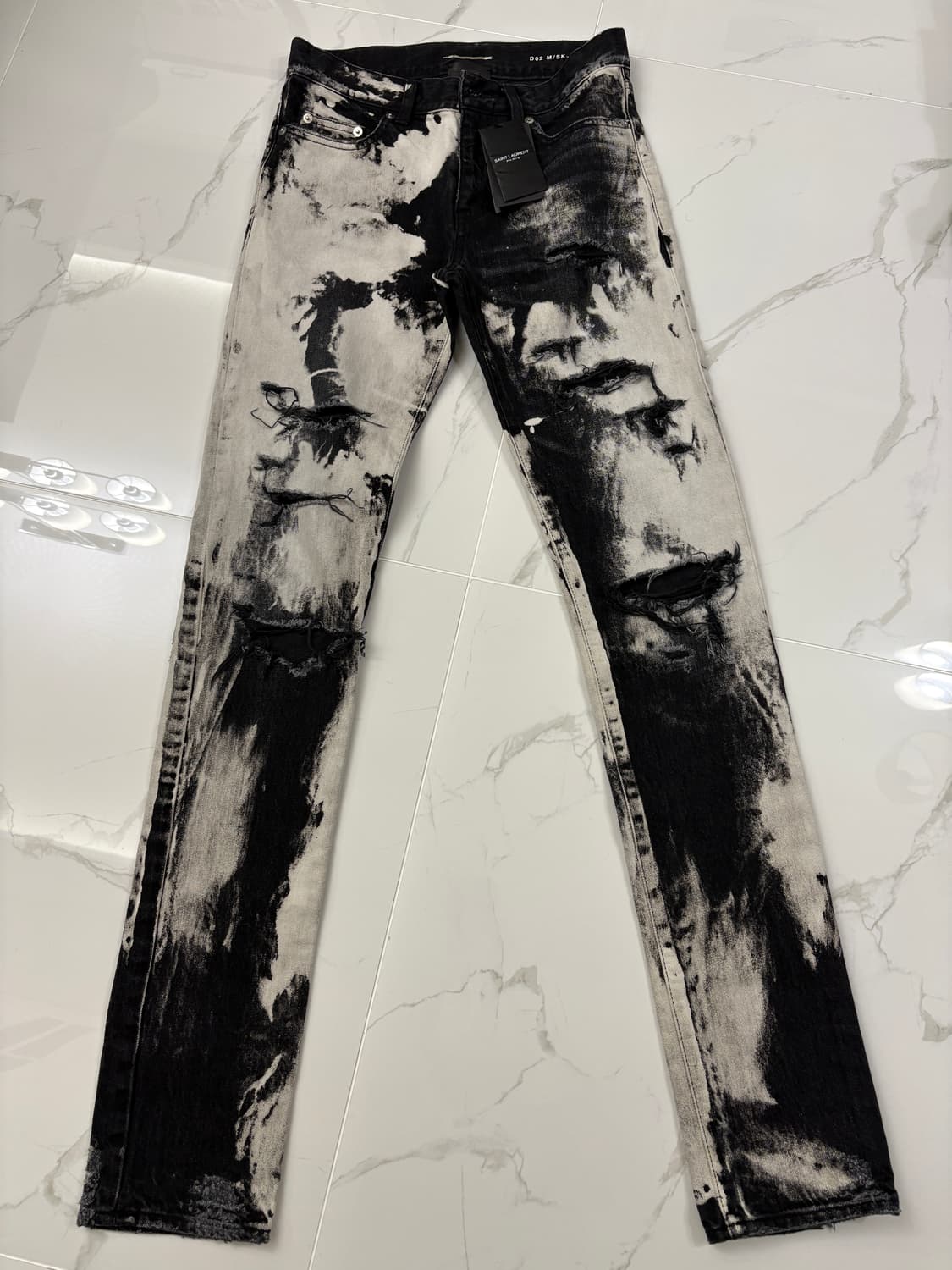 생로랑 블리치드 팬츠 상품이미지1