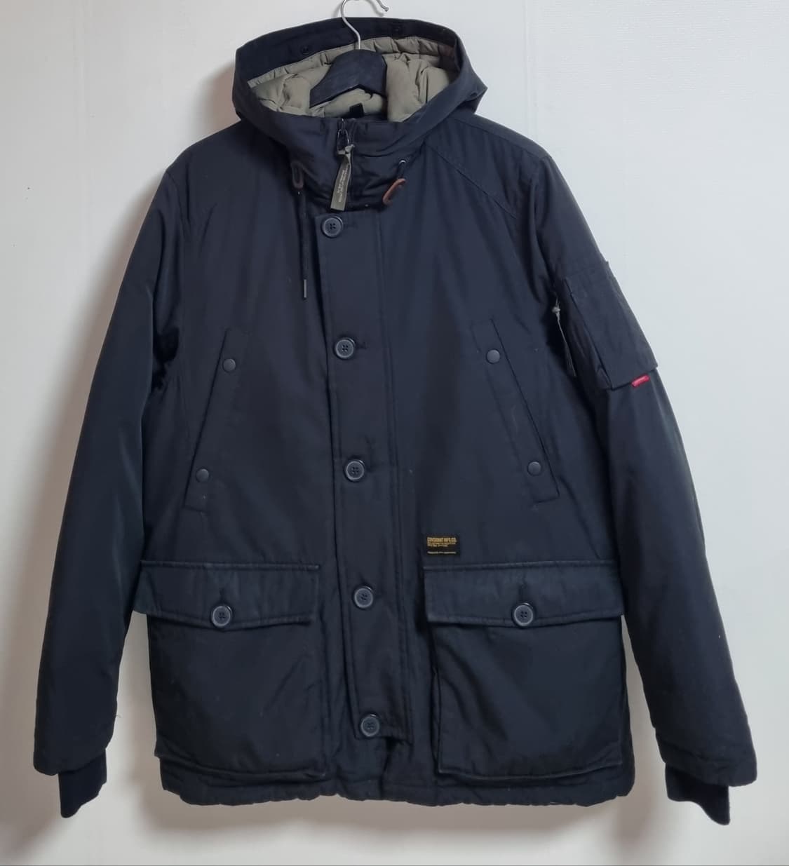 M ) 커버낫 블랙 구스다운 패딩 상품이미지1