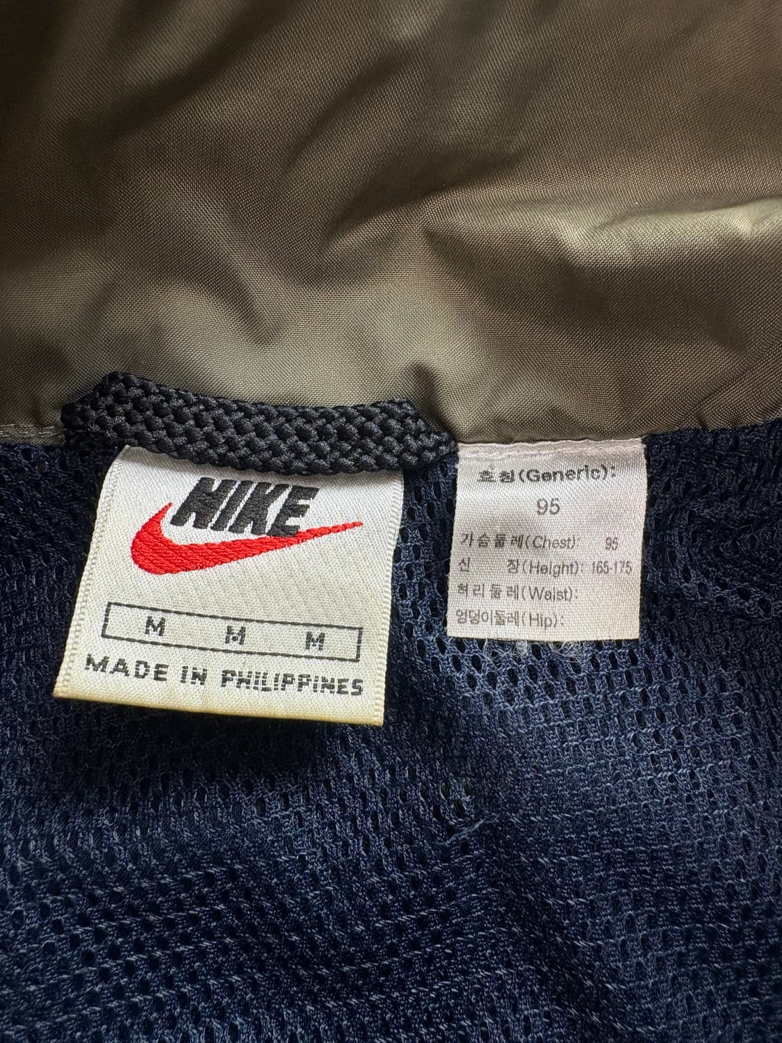 나이키 올드스쿨 자수로고 바람막이 조끼 4106 상품이미지4