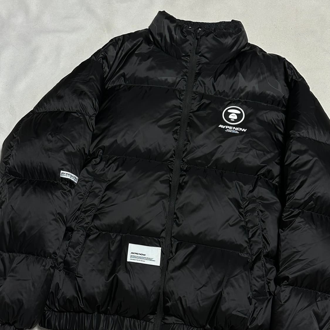L BAPE 에이프 나우 블랙 다운 패딩 상품이미지1
