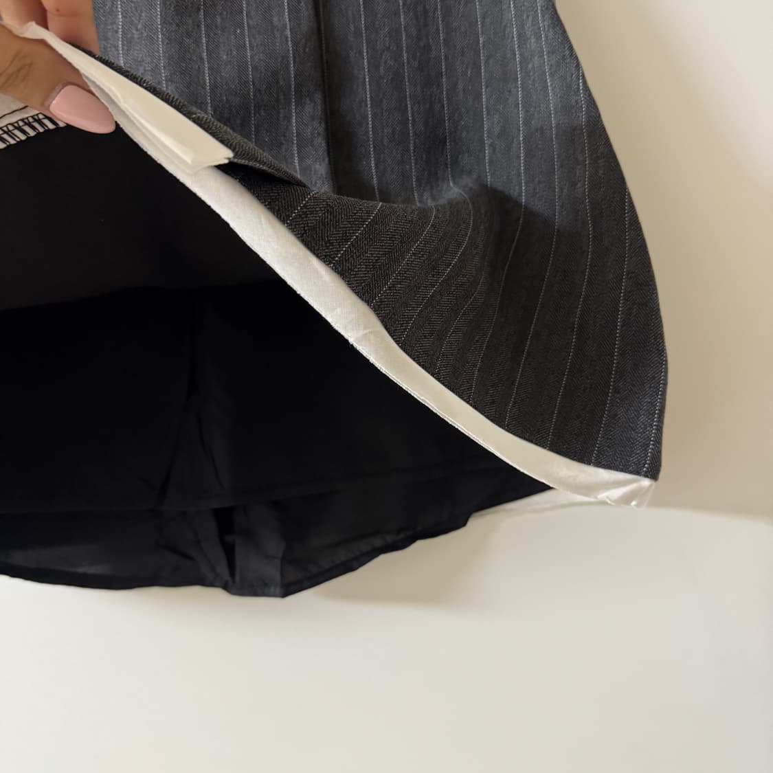 새상품 여자 봄 랩스커트 M 상품이미지3