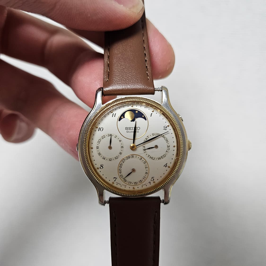 [오버홀완료] Seiko Moonphase 7F38-6190 문페이즈 상품이미지2