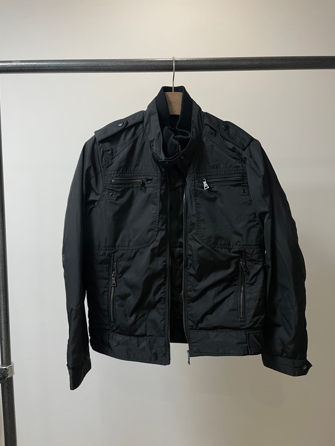 (100) 엔듀 락시크 바이커 블루종 자켓 상품이미지1