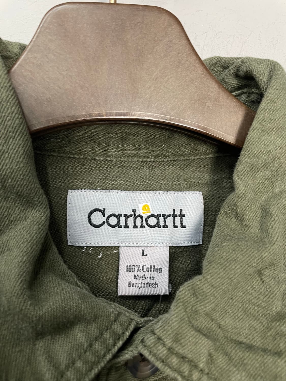 칼하트 투 포켓 카키 워크 셔츠 H1029 상품이미지5