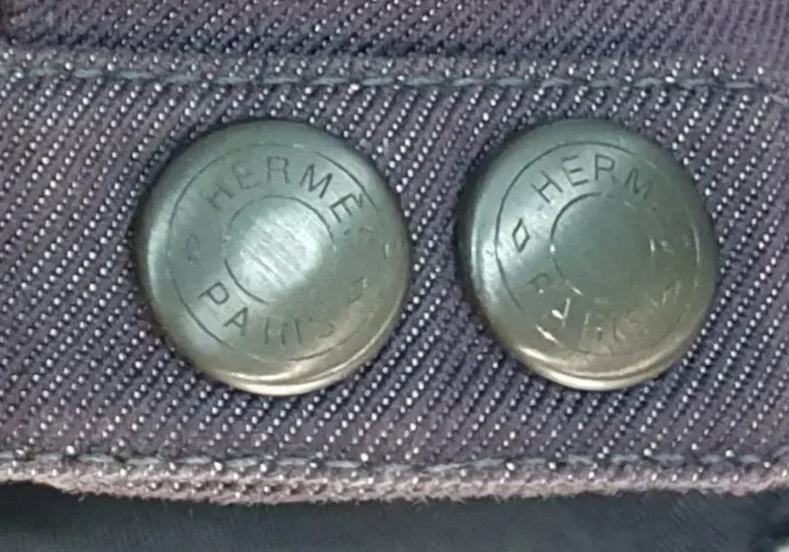 HERMES 'H' Logo Denim Ballcap 상품이미지7