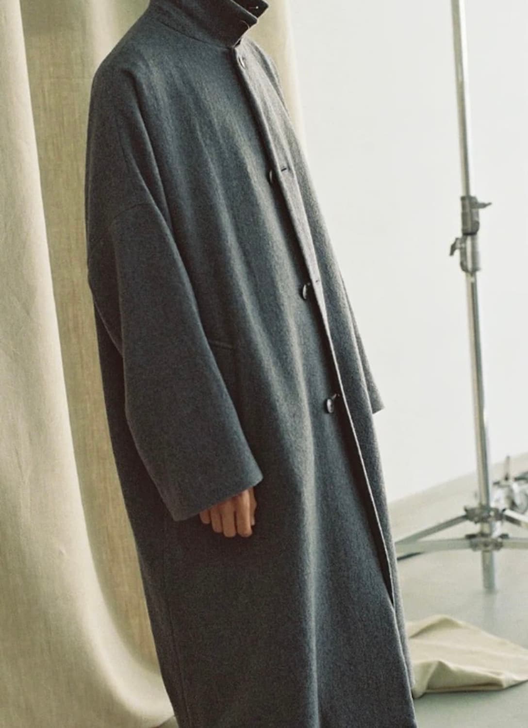 요코사카모토 카스리 오버코트 상품이미지1