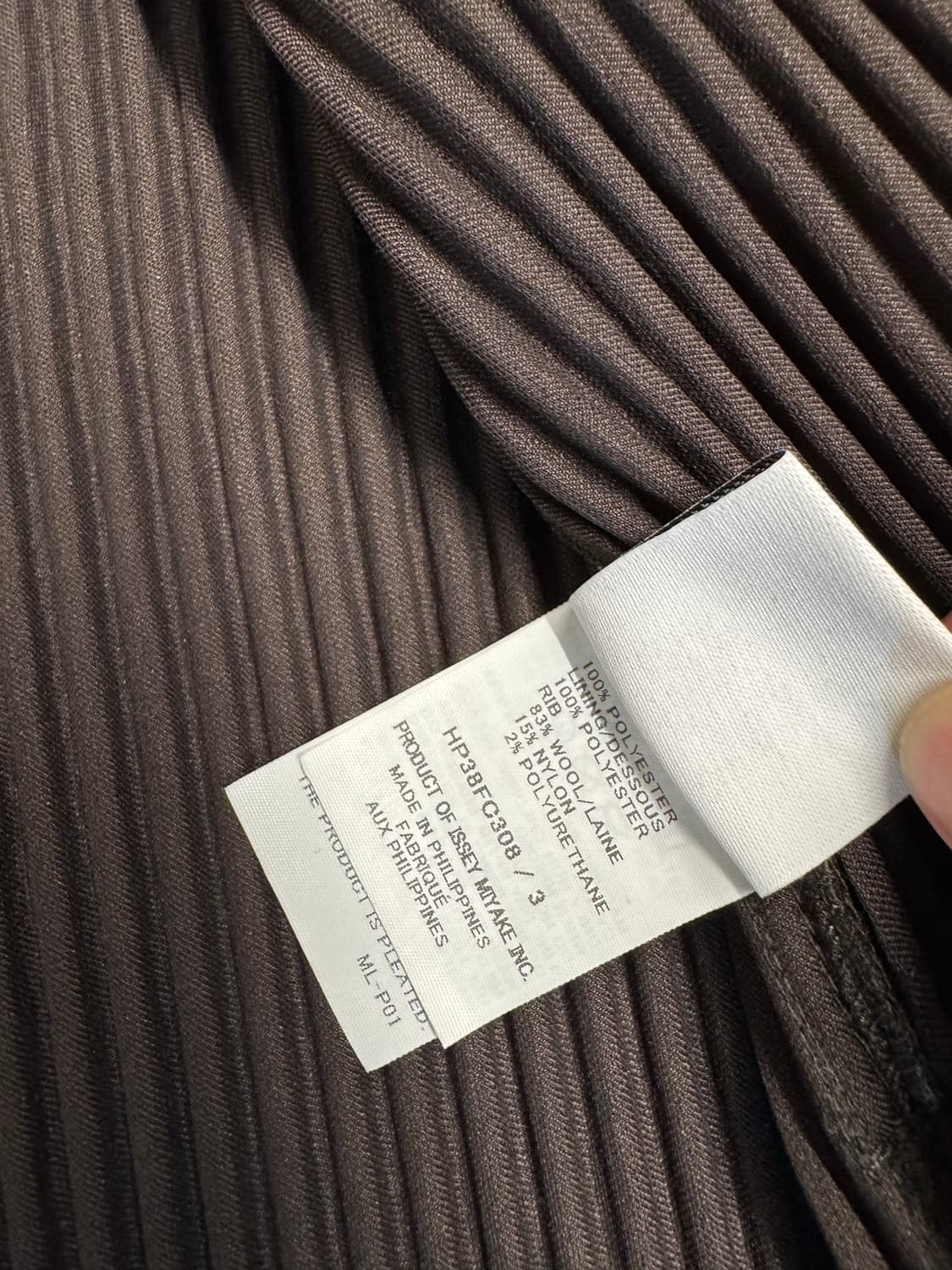 옴므플리세 커지 하이넥 자켓 3 사이즈 상품이미지2