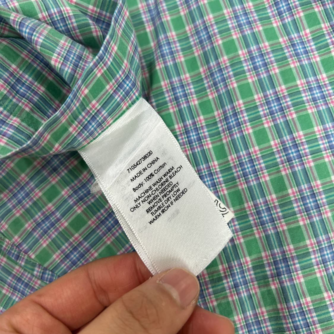 랄프로렌 하늘색 체크셔츠 상품이미지3