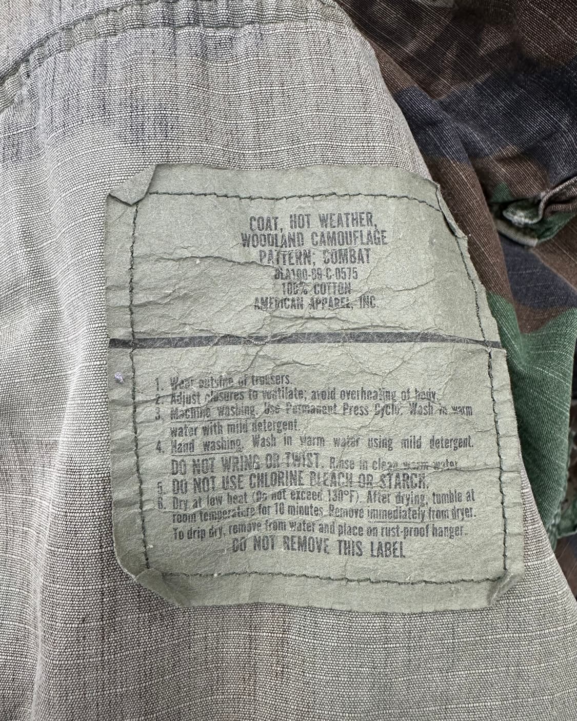 (S-R)80'S WOODLAND ARMY JACKET-M1836 상품이미지7