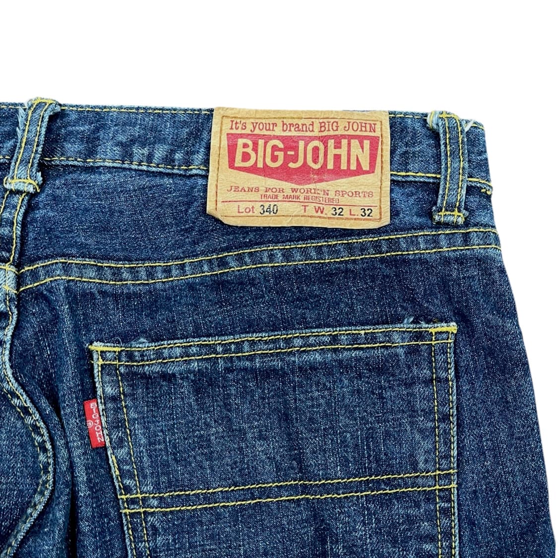 빅존 Big John 워시드 데님팬츠 상품이미지4