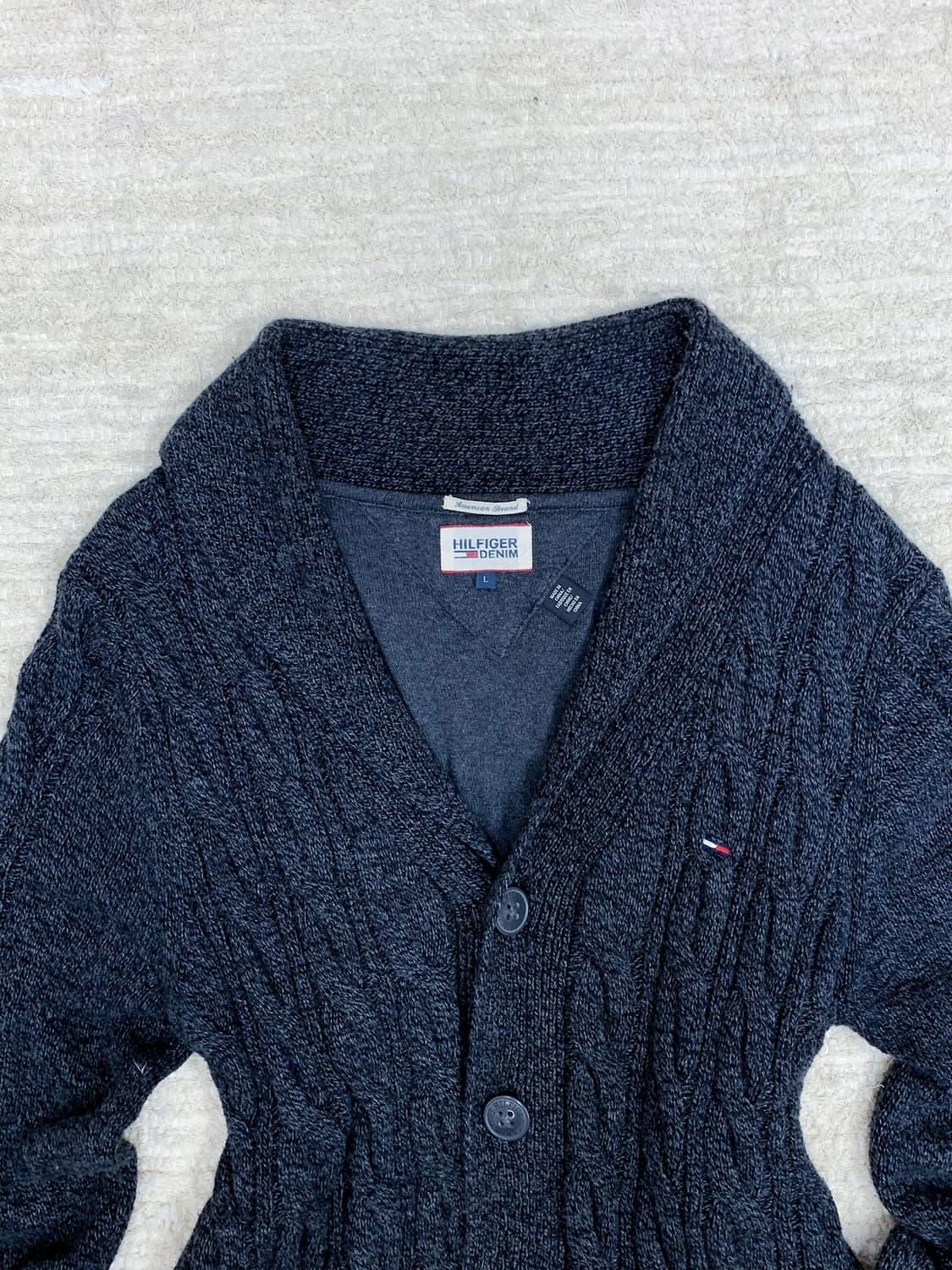 Tommy Hilfiger Charcoal Cardigan 상품이미지2