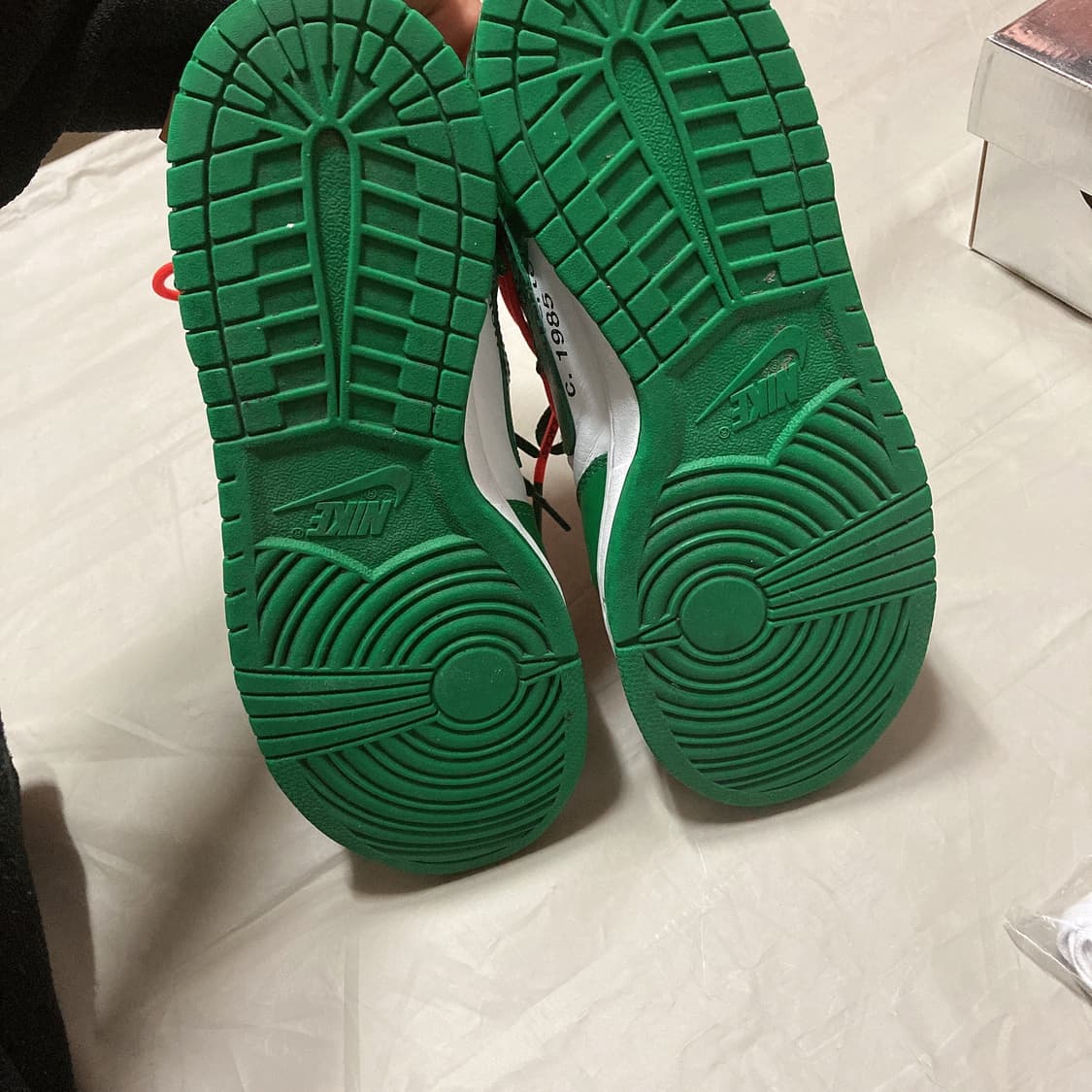 270 나이키 오프화이트 덩크 그린 상품이미지5