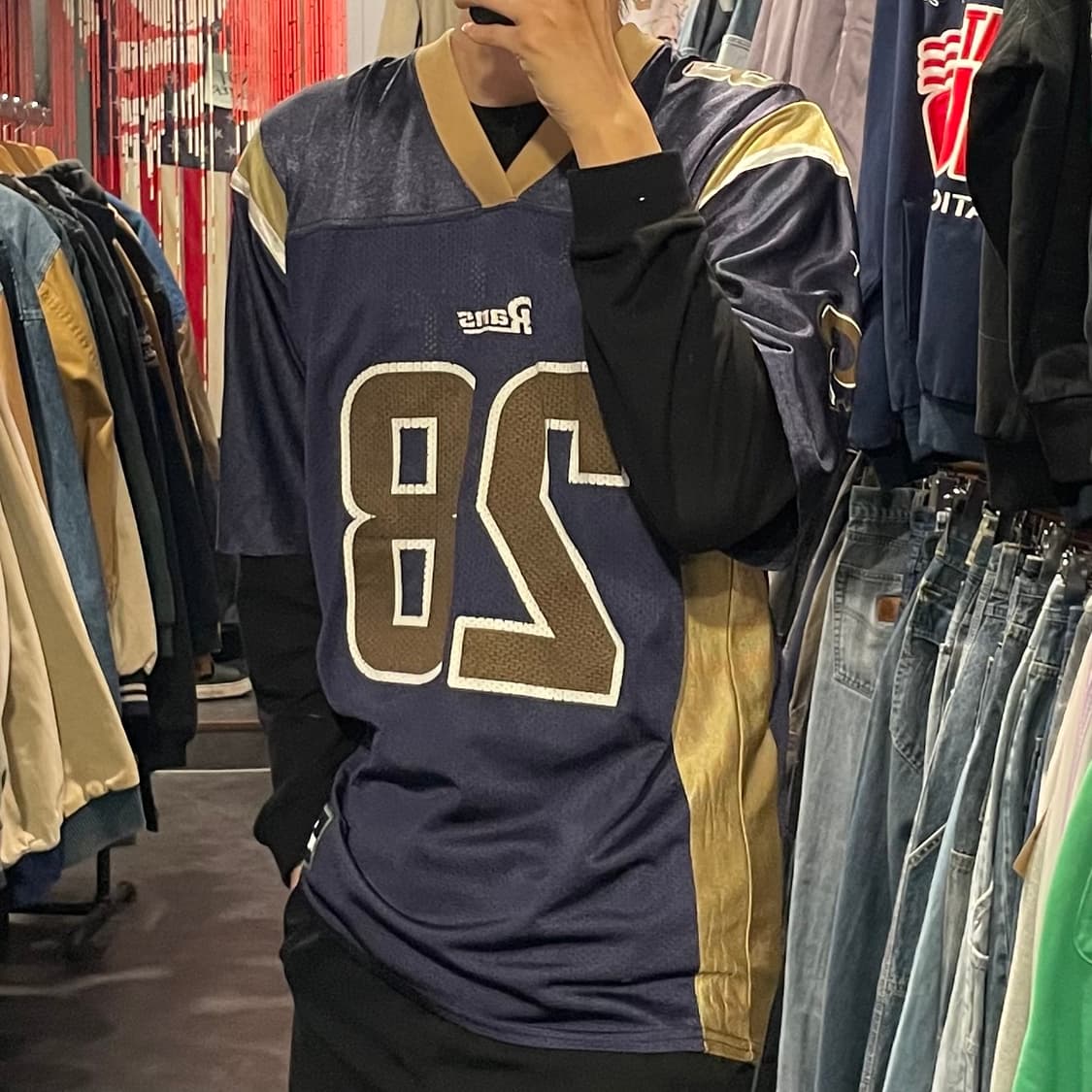 [IM] NFL X PUMA Rams No.28 FAULK 반팔져지 상품이미지5