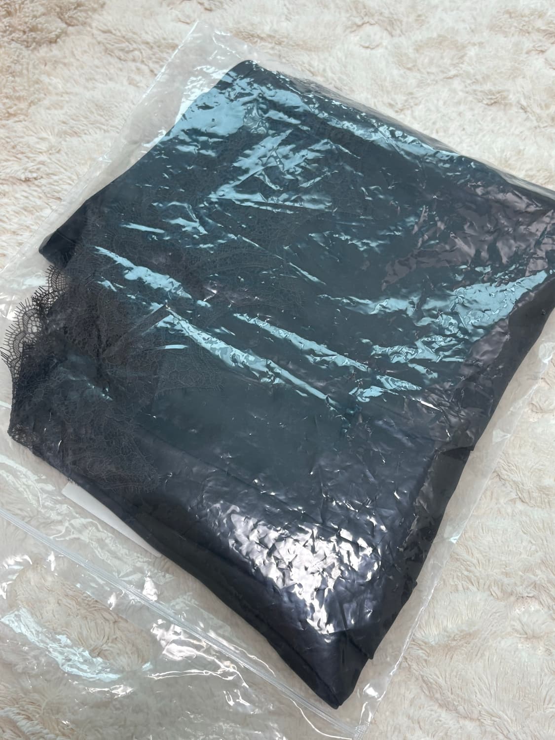 자라 레이스 헴 새틴 롱스커트 상품이미지4