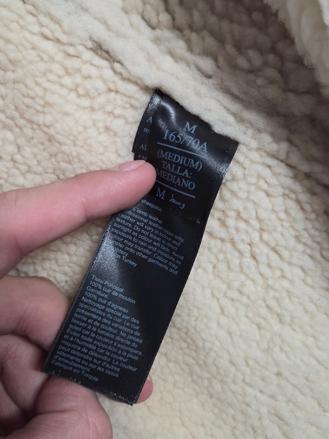 (블랙핑크 지수 착용) [올세인츠] 팔리 시어링 무스탕 | 00006 상품이미지5