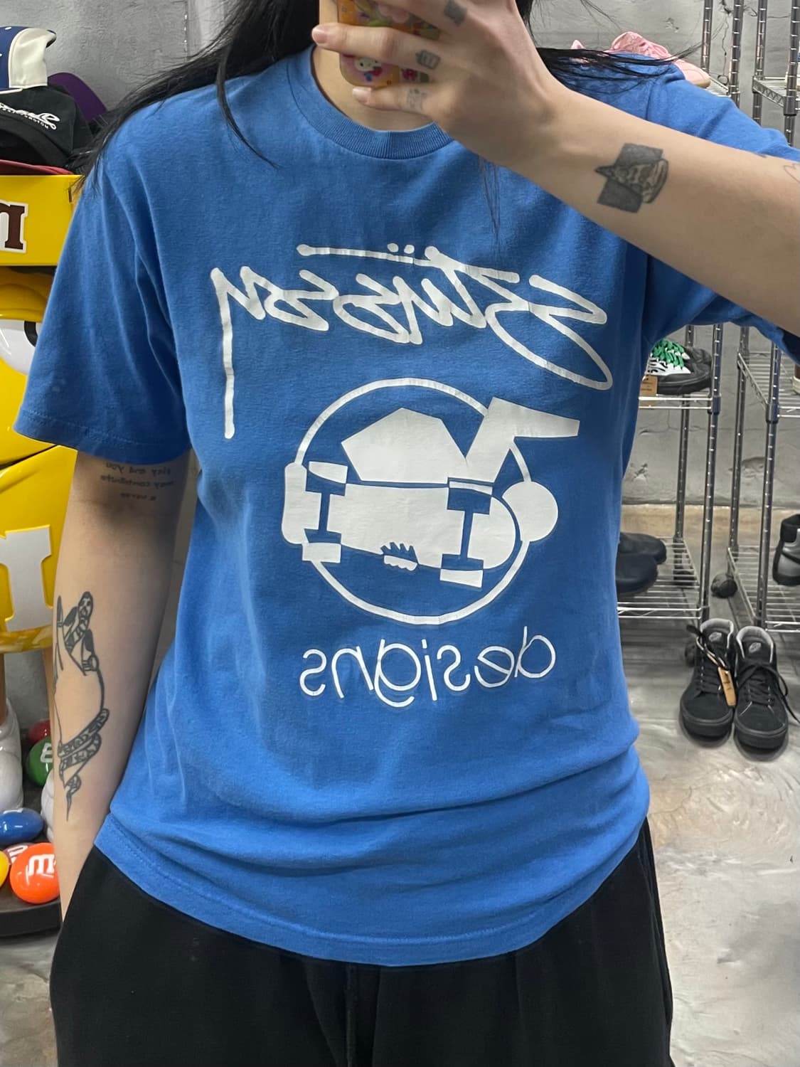 스투시 스케이트 맨 반팔 티셔츠 상품이미지7