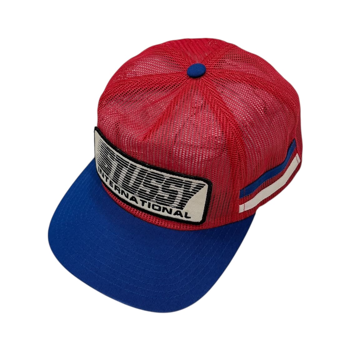 스투시 트러커 메쉬캡 모자 레드 블루 상품이미지2