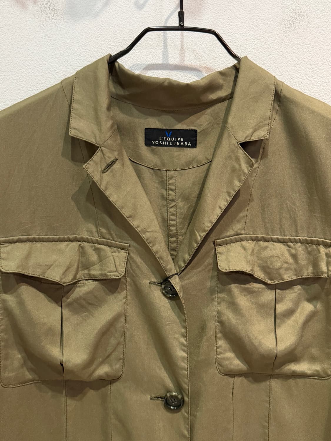 Yoshie Inaba 100% Silk Safari Jacket 상품이미지3
