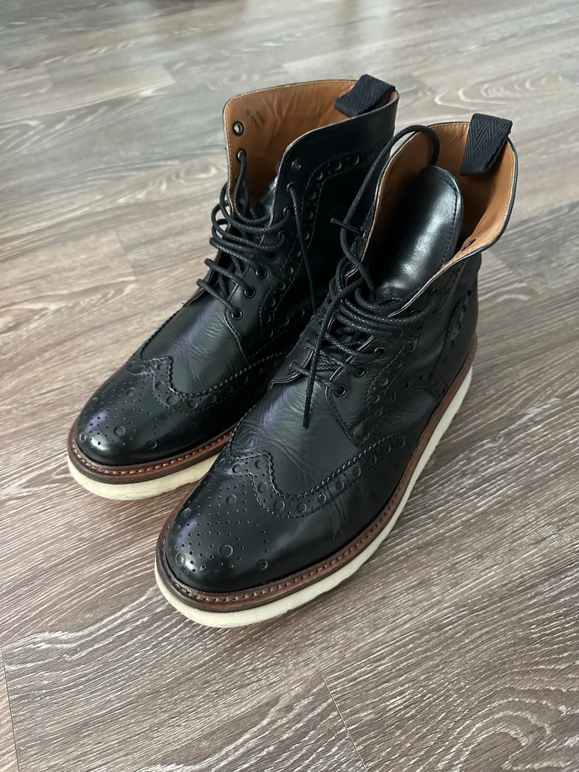 Grenson Fred uk7.5/41.5 블랙 부츠 상품이미지1