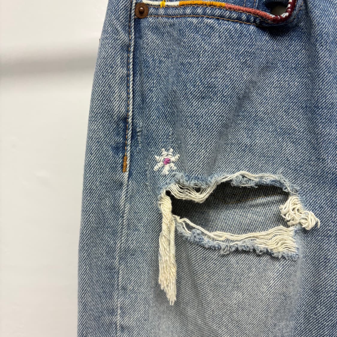 폴로 데님팬츠 상품이미지3